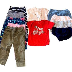 Assorted Toddler Clothing Bundle Size 18 M, Includes Pants Shirts & Underwear